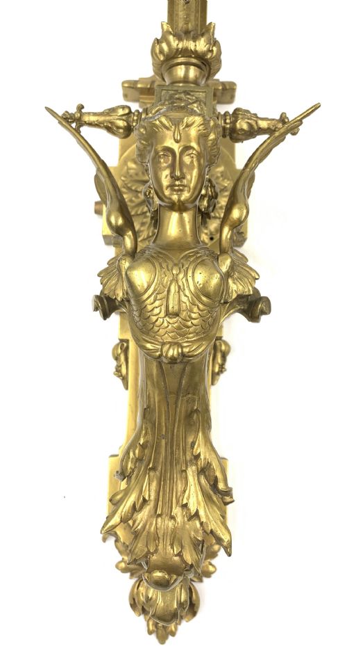 PAIR OF 19TH CENTURY GILT WALL SCONCES - ADDITIONAL PHOTO 4