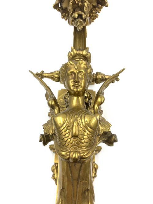 PAIR OF 19TH CENTURY GILT WALL SCONCES - ADDITIONAL PHOTO 9