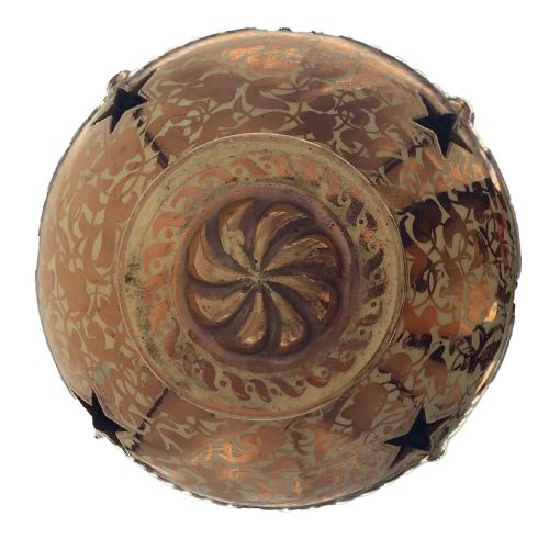 SPANISH HISPANOMORESQUE LUSTER ISLAMIC MOSQUE LAMP LATE 17TH CENTURY - ADDITIONAL PHOTO 5