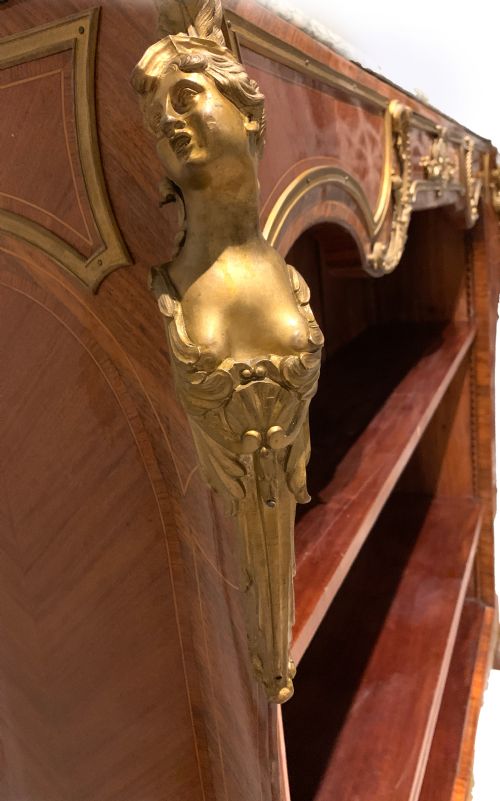 A FRENCH ORMOLUMOUNTED KINGWOOD BIBLIOTHEQUE - ADDITIONAL PHOTO 3