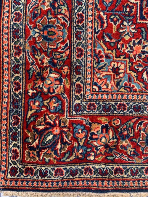 UNUSUAL SIZE PAIR OF PERSIAN KASHAN RUGS - ADDITIONAL PHOTO 3