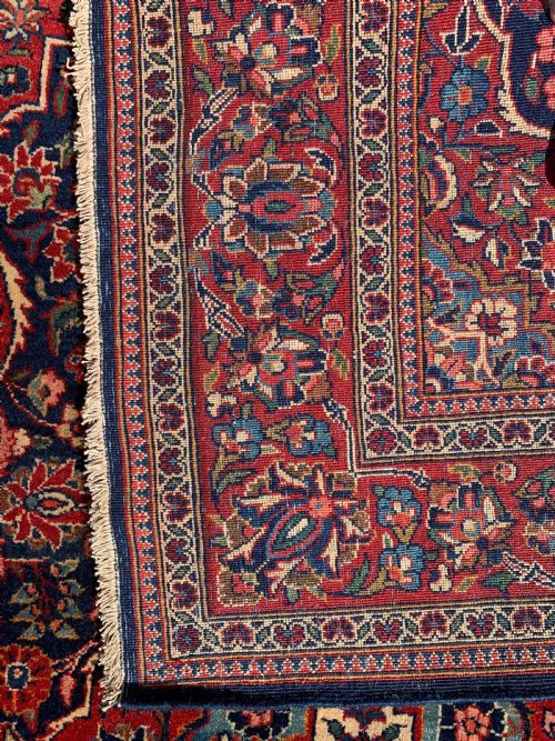 UNUSUAL SIZE PAIR OF PERSIAN KASHAN RUGS - ADDITIONAL PHOTO 6
