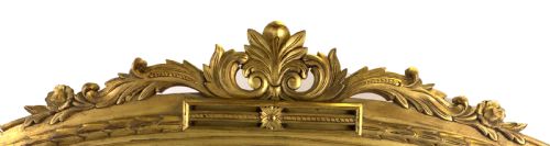 LARGE PAIR OF GILT WOOD VICTORIAN OVERMANTLE MIRRORS - ADDITIONAL PHOTO 1