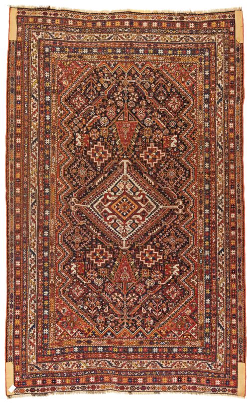 OLD QASHQAI RUG PERSIA 19TH CENTURY - ADDITIONAL PHOTO 1