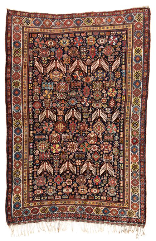qashqai shekarlushekarloo rug persia 19th century - CATEGORY: ANTIQUE RUGS - DATED 19TH CENTURY