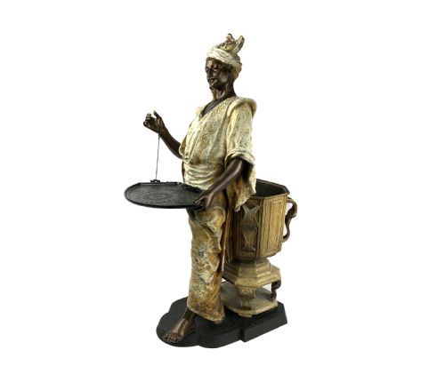 orientalist figure by louis hottot french 18341905 - CATEGORY: ANTIQUE SCULPTURES - DATED 19TH CENTURY