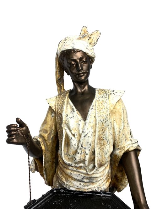 ORIENTALIST FIGURE BY LOUIS HOTTOT FRENCH 18341905 - ADDITIONAL PHOTO 3
