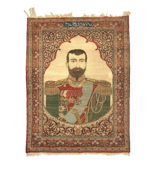 RARE MOHTASHAM KASHAN RUG LAST TSAR OF RUSSIA NICHOLAS - ADDITIONAL PHOTO 1