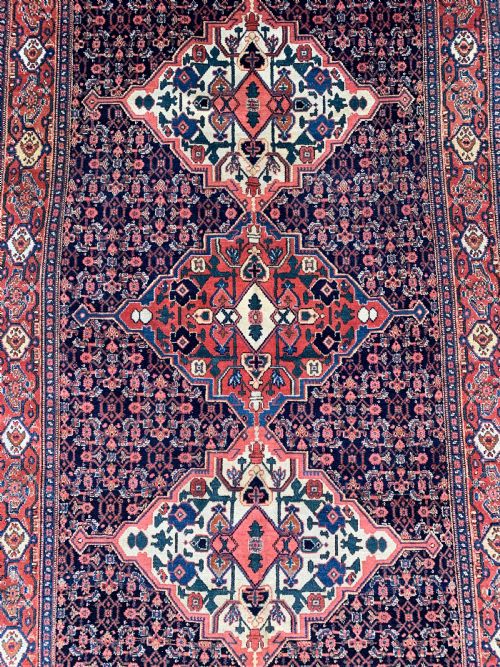ORIENTAL PERSIAN SENNEH RUG - ADDITIONAL PHOTO 2