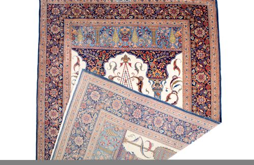 A DABIR KASHAN RUG CENTRAL PERSIA CIRCA 1930 - ADDITIONAL PHOTO 3