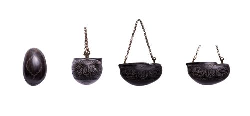 COLLECTION OF QAJAR COCO DE MER KASHKULS PERSIA 19TH CENTURY - ADDITIONAL PHOTO 1