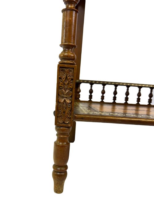 19TH CENTURY SPANISH NASRID REVIVAL PARQUETRY WOOD CABINET - ADDITIONAL PHOTO 14