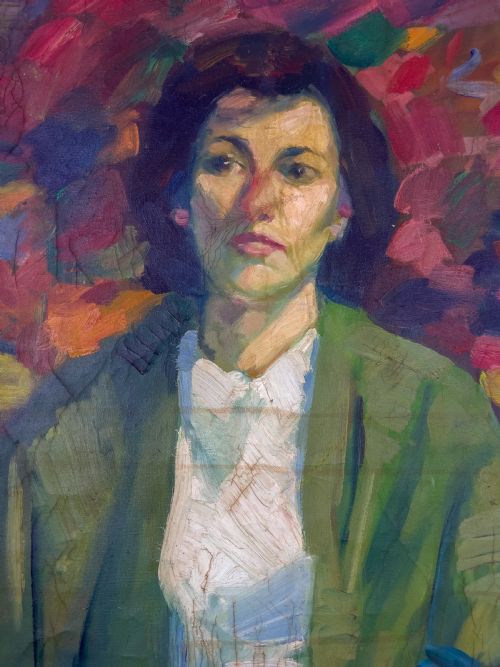 PORTRAIT OF A LADY BY FAEQ HASSAN IRAQI 19141992 - ADDITIONAL PHOTO 2