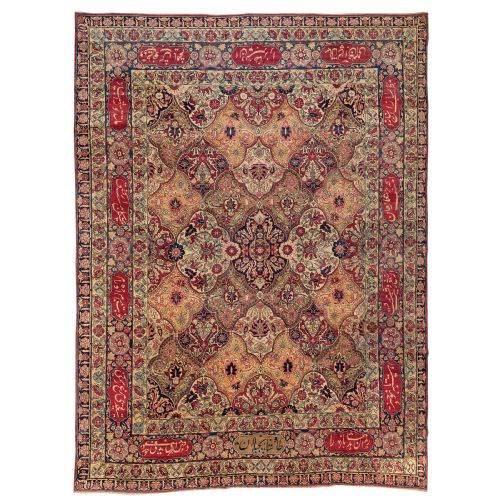 a fine signed kerman raver carpet south east persia circa 1900 - CATEGORY: ANTIQUE RUGS - DATED 1900