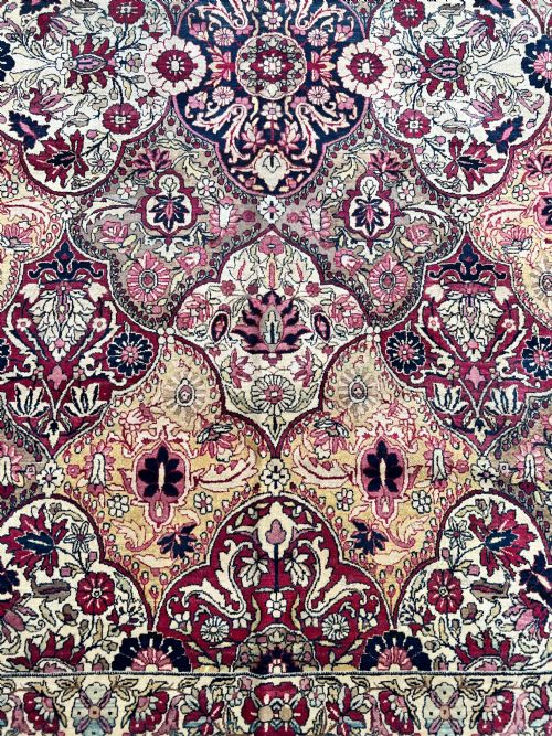 A FINE SIGNED KERMAN RAVER CARPET SOUTH EAST PERSIA CIRCA 1900 - ADDITIONAL PHOTO 2