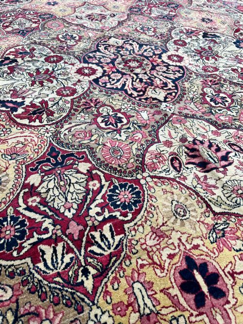 A FINE SIGNED KERMAN RAVER CARPET SOUTH EAST PERSIA CIRCA 1900 - ADDITIONAL PHOTO 7