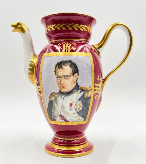 19TH CENTURY PARIS PORCELAIN TEA SET FEATURING NAPOLEONIC PORTRAITS - ADDITIONAL PHOTO 1