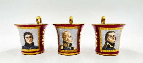 19TH CENTURY PARIS PORCELAIN TEA SET FEATURING NAPOLEONIC PORTRAITS - ADDITIONAL PHOTO 20