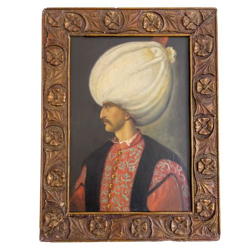 19th century portrait of suleyman the magnificent - CATEGORY: ANTIQUE ART - DATED 19TH CENTURY