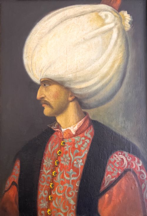 19TH CENTURY PORTRAIT OF SULEYMAN THE MAGNIFICENT - ADDITIONAL PHOTO 1