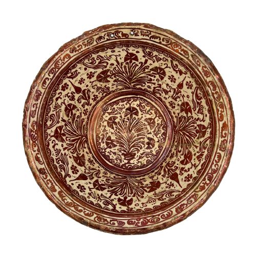 COLLECTION OF TWELVE HISPANOMORESQUE EARTHENWARE CHARGERS 16TH 19TH CENTURY - ADDITIONAL PHOTO 11
