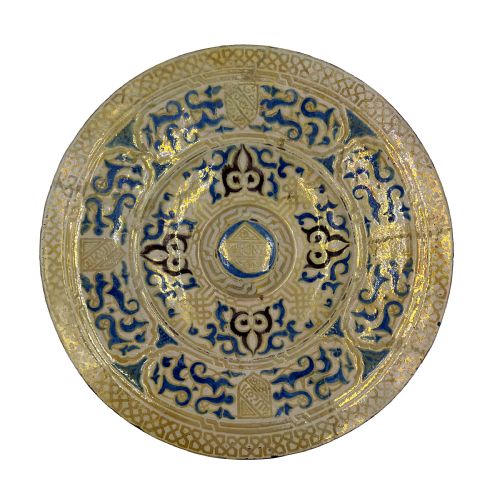 COLLECTION OF TWELVE HISPANOMORESQUE EARTHENWARE CHARGERS 16TH 19TH CENTURY - ADDITIONAL PHOTO 15
