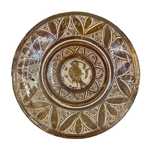 COLLECTION OF TWELVE HISPANOMORESQUE EARTHENWARE CHARGERS 16TH 19TH CENTURY - ADDITIONAL PHOTO 17