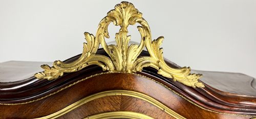 FRENCH ORMOLU MOUNTED AND PAINTED PANEL VITRINE DISPLAY CABINET - ADDITIONAL PHOTO 9