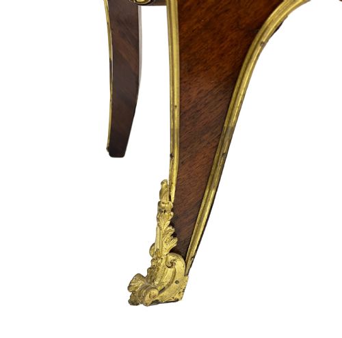 FRENCH ORMOLU MOUNTED AND PAINTED PANEL VITRINE DISPLAY CABINET - ADDITIONAL PHOTO 11