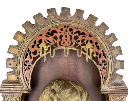 BRONZE WALLLIGHT FOR THE ISLAMIC MARKET LATE 19TH CENTURY - ADDITIONAL PHOTO 4