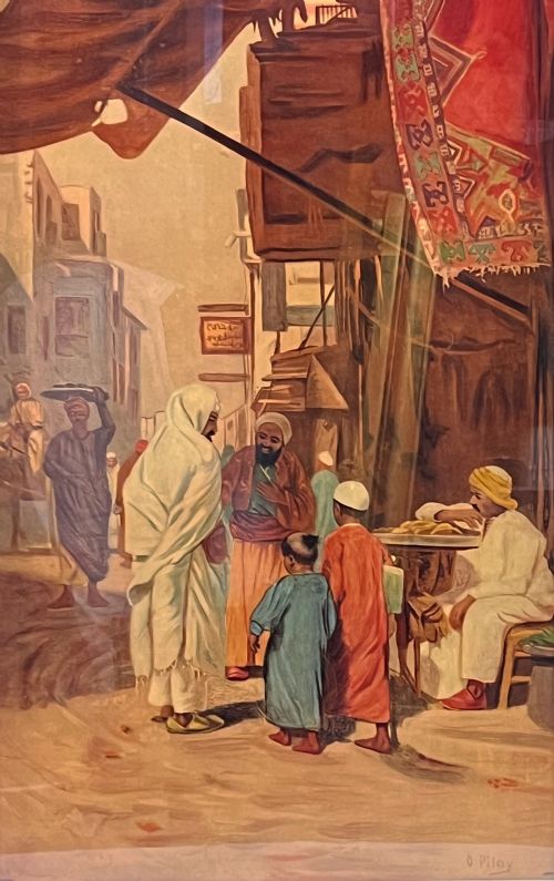 LARGE SET OF FOUR ORIENTALIST PRINTS OTTO PILNY 1866 1936 - ADDITIONAL PHOTO 6