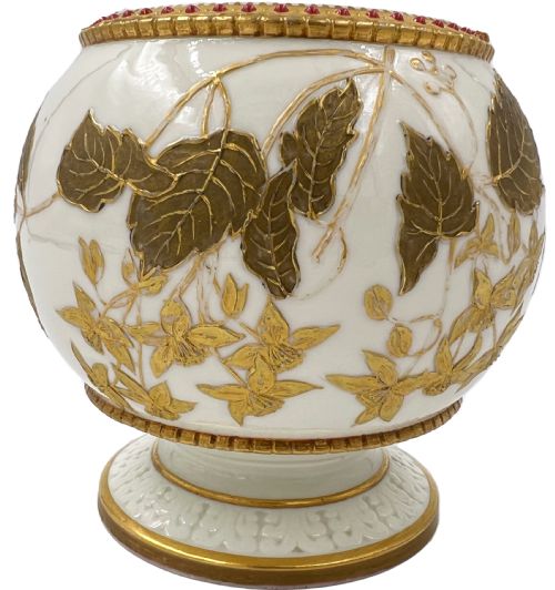 ROYAL WORCESTER 'CHINA WORKS' PORCELAIN VASE ENGLAND - ADDITIONAL PHOTO 4