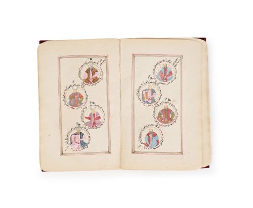 A RARE 18TH CENTURY OTTOMAN BOOK DEPICTING THE DESCENDANTS OF THE RULERS OF THE OTTOMAN EMPIRE TILL SULTAN ABDUL MAJID - ADDITIONAL PHOTO 4