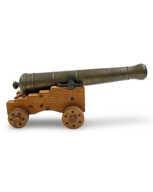 A SMALL FRENCH BRONZE SIGNAL CANNON INSCRIBED LE TONNANT 18TH 19TH CENTURY - ADDITIONAL PHOTO 1