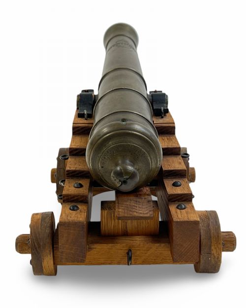 A SMALL FRENCH BRONZE SIGNAL CANNON INSCRIBED LE TONNANT 18TH 19TH CENTURY - ADDITIONAL PHOTO 3