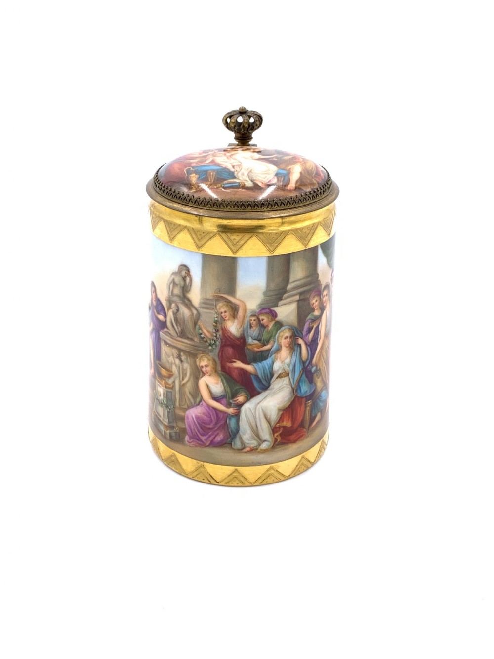 19th Century Royal Vienna Tankard With Lid View II