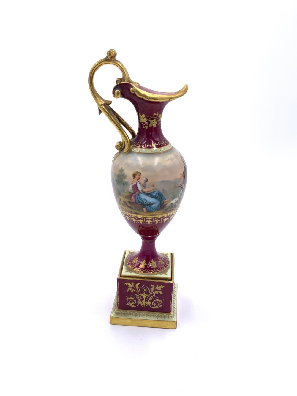 19th century royal Vienna ewer  View III
