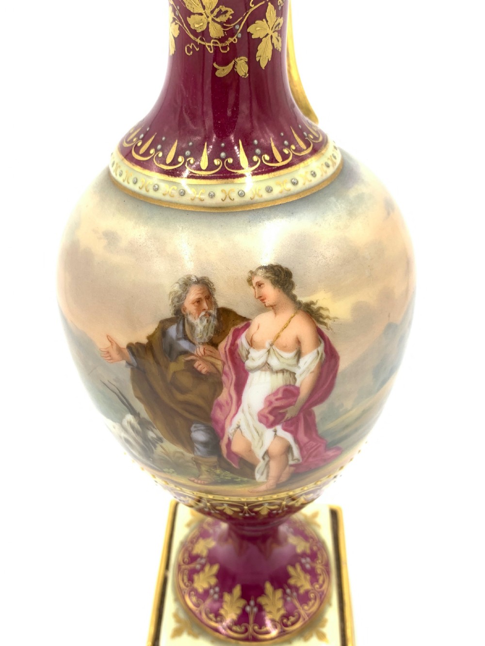 19th century royal Vienna ewer  View V
