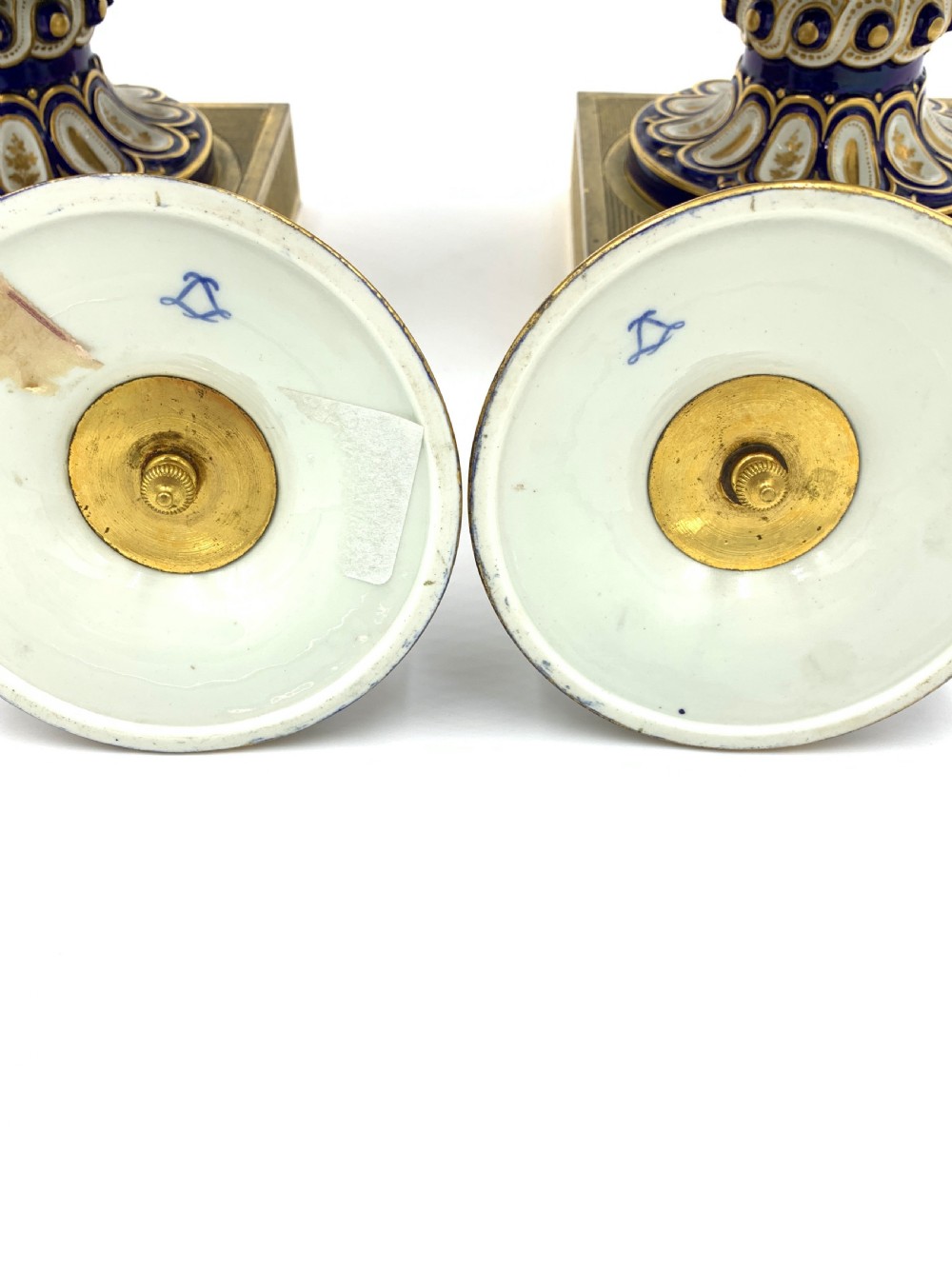 Fine 19th century pair of French Sevres Style Porcelain vases  View VIII