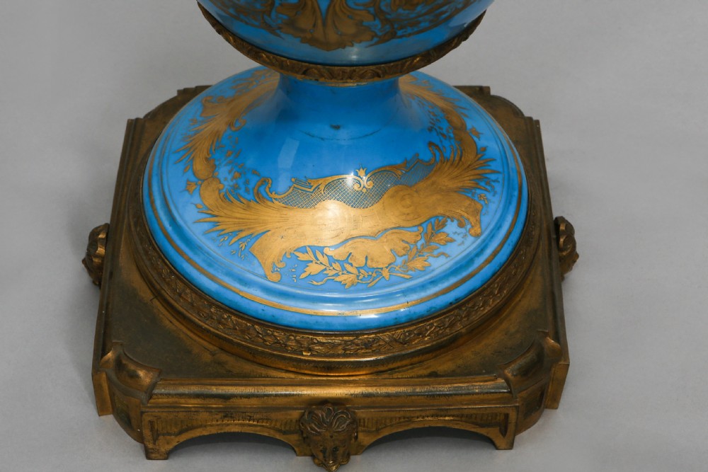 Pair of French Sevres style Vases  View III