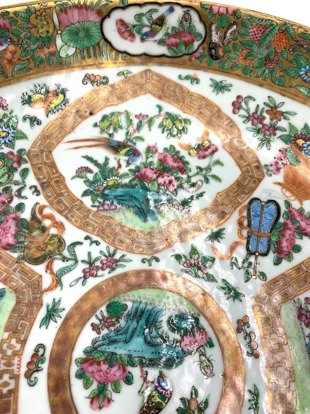 A CANTONESE FAMILLE ROSE TRAY, CHINA, 19TH CENTURY  View V