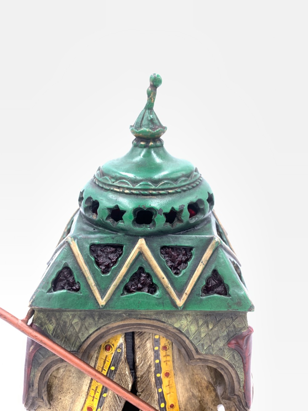 COLD PAINTED BRONZE BY FRANZ XAVER BERGMANN TABLE LAMP  View VII