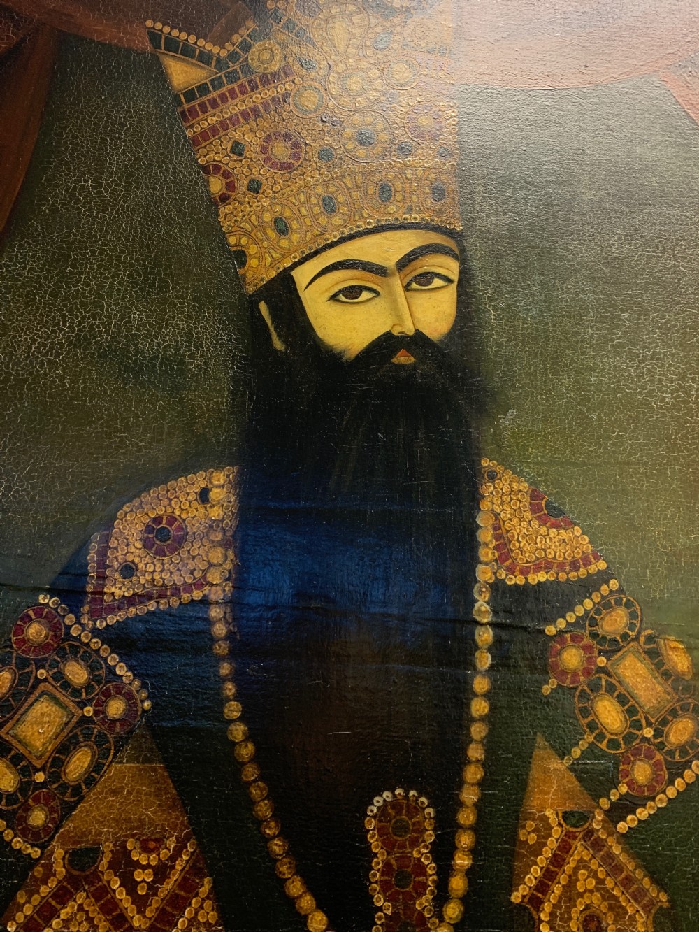 QAJAR PORTRAIT DEPICTS  FATH ‘ALI SHAH, IRAN, 19TH CENTURY  View III