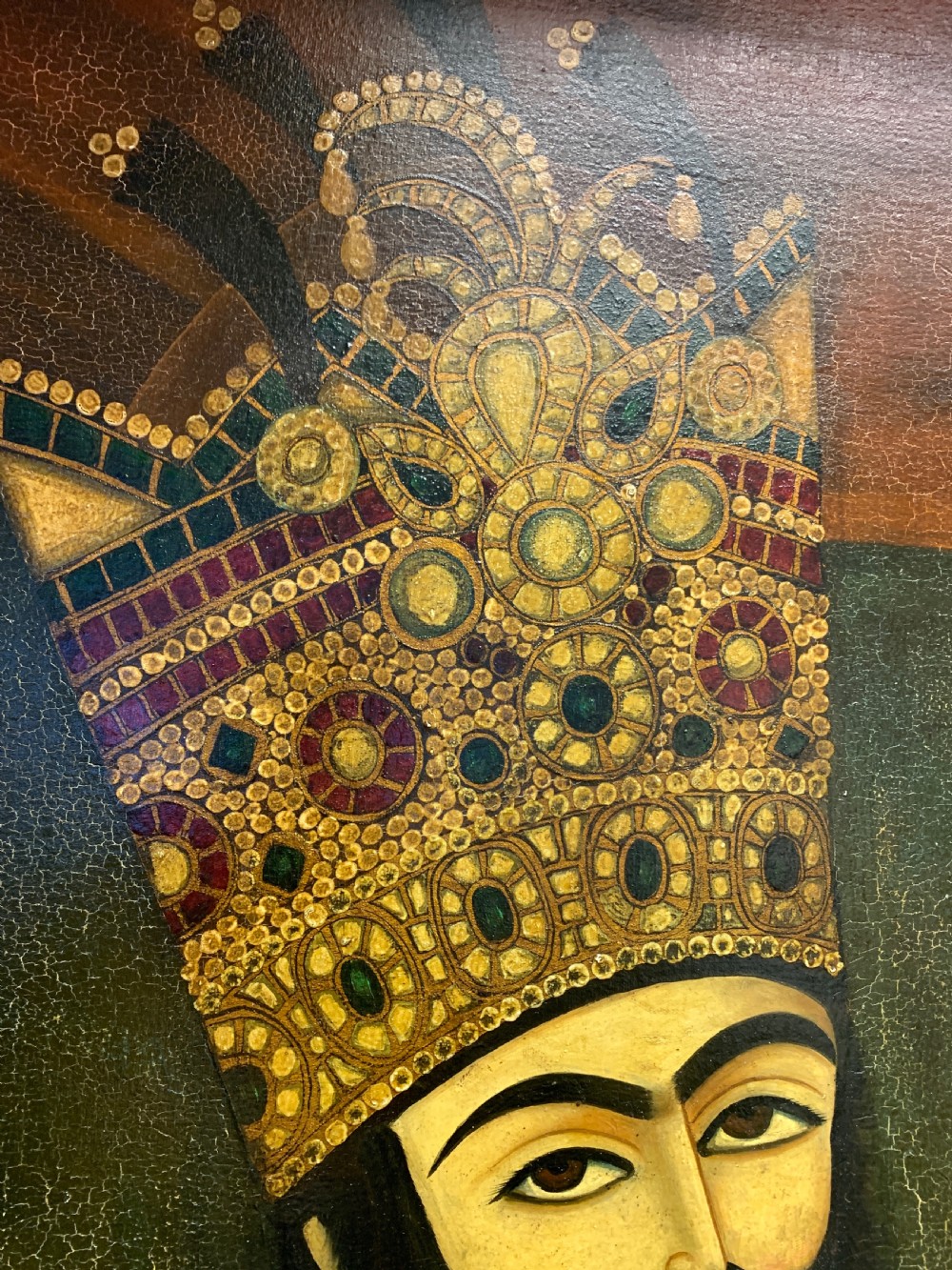 QAJAR PORTRAIT DEPICTS  FATH ‘ALI SHAH, IRAN, 19TH CENTURY  View VII