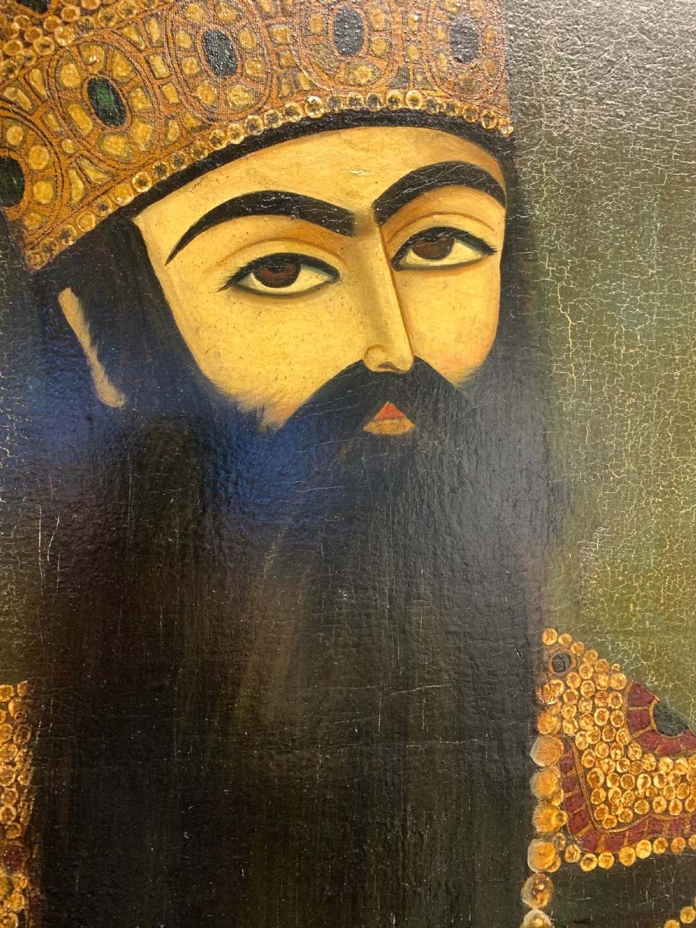 QAJAR PORTRAIT DEPICTS  FATH ‘ALI SHAH, IRAN, 19TH CENTURY  View VIII