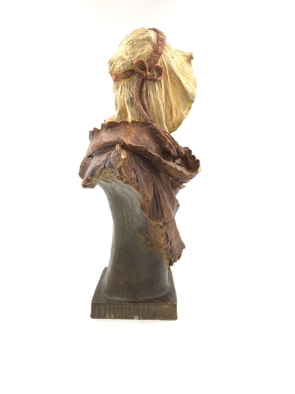 EDUARD STELLMACHER TERRACOTTA BUST OF AN ARAB MAN, LATE 19TH CENTURY  View IV