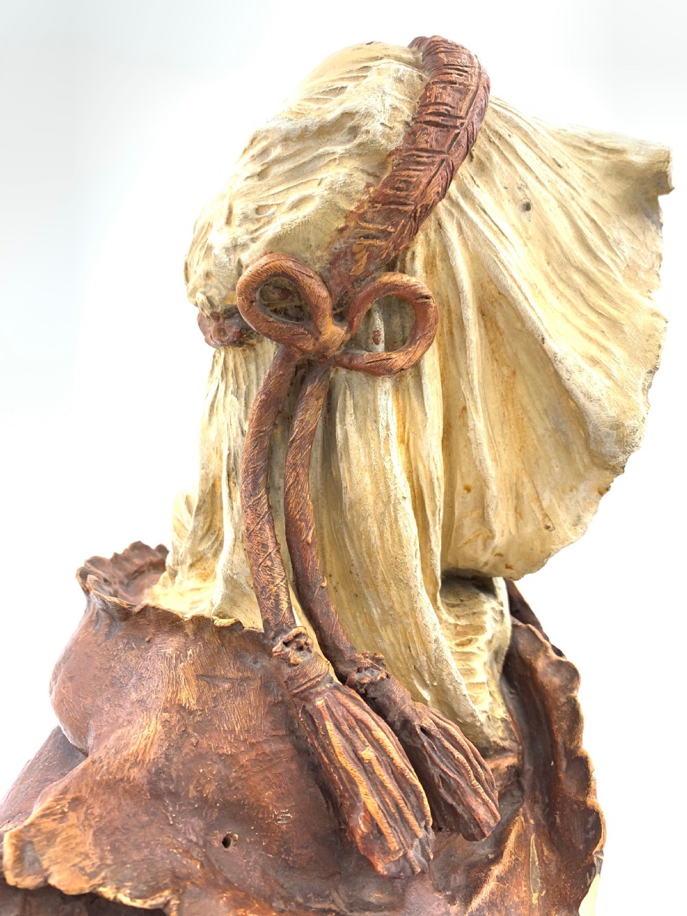 EDUARD STELLMACHER TERRACOTTA BUST OF AN ARAB MAN, LATE 19TH CENTURY  View VII