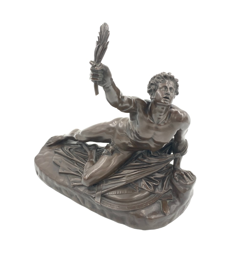 MARATHON BRONZE SCULPTURE BY F. BARBEDIENNE, FRANCE, 19TH CENTURY 