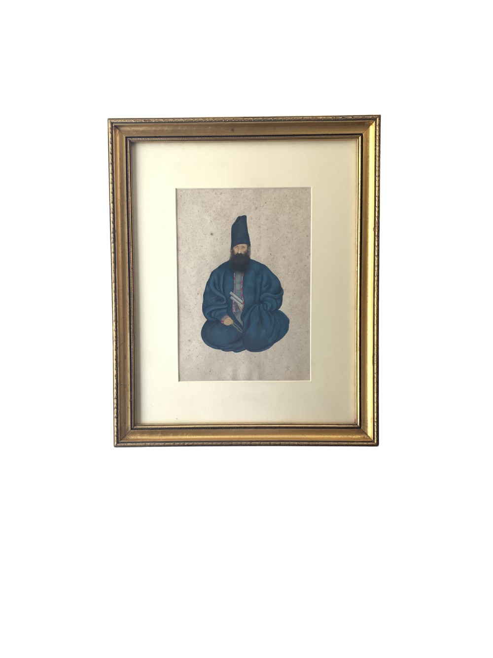 PORTRAIT OF A QAJAR MINISTER, PERSIA, 19TH CENTURY View II