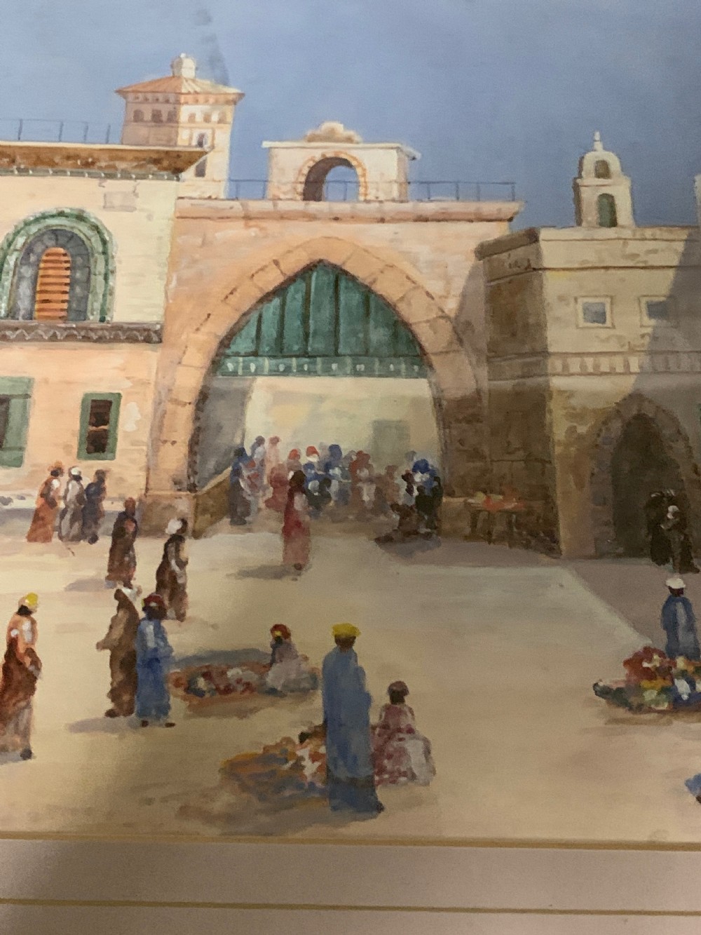 PAIR OF ORIENTALIST WATERCOLOUR PAINTINGS SINGED AND DATED  View IV